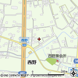 埼玉県熊谷市西野292周辺の地図