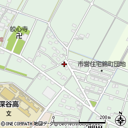 埼玉県深谷市曲田63周辺の地図