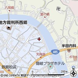 島根県隠岐郡隠岐の島町港町天神原57-5周辺の地図