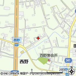 埼玉県熊谷市西野278周辺の地図