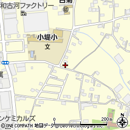 茨城県古河市小堤22周辺の地図