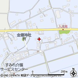 埼玉県本庄市児玉町入浅見周辺の地図