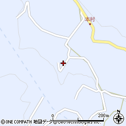 長野県松本市入山辺6394-2周辺の地図
