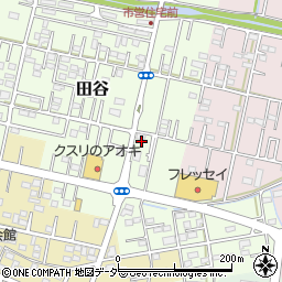 埼玉県深谷市田谷184周辺の地図