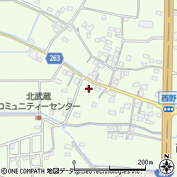 埼玉県熊谷市西野336周辺の地図