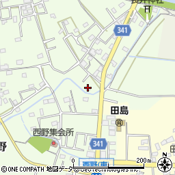 埼玉県熊谷市西野263周辺の地図