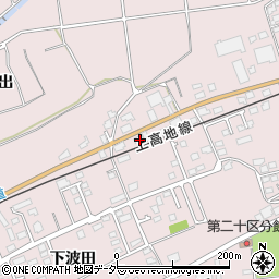 長野県松本市波田下波田5568-5周辺の地図
