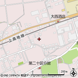 長野県松本市波田下波田5585周辺の地図