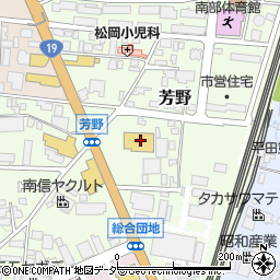 クスリのアオキ　松本芳野薬局周辺の地図
