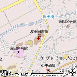 松本市立波田図書館周辺の地図