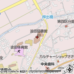 松本市波田文化センター周辺の地図