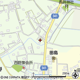 埼玉県熊谷市西野264周辺の地図