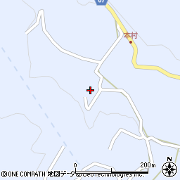 長野県松本市入山辺6394-1周辺の地図