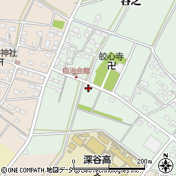 埼玉県深谷市谷之46周辺の地図