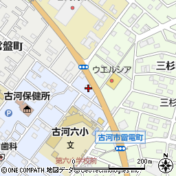 茨城県古河市北町18周辺の地図