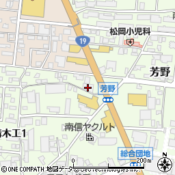角藤中南信支店周辺の地図