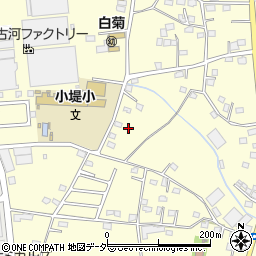 茨城県古河市小堤26周辺の地図