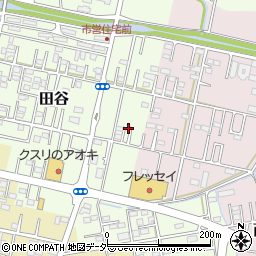 埼玉県深谷市田谷180周辺の地図