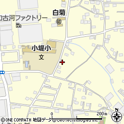 茨城県古河市小堤24周辺の地図