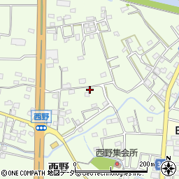 埼玉県熊谷市西野285周辺の地図