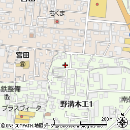 オフィスメンション松本周辺の地図