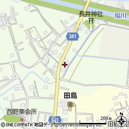 埼玉県熊谷市西野540周辺の地図