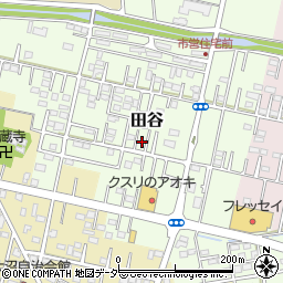 埼玉県深谷市田谷122周辺の地図