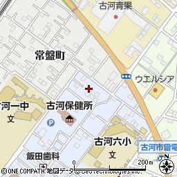 茨城県古河市北町7周辺の地図