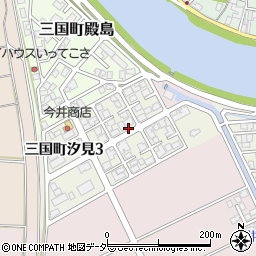 〒913-0027 福井県坂井市三国町汐見の地図