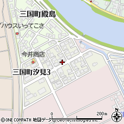 福井県坂井市三国町汐見周辺の地図