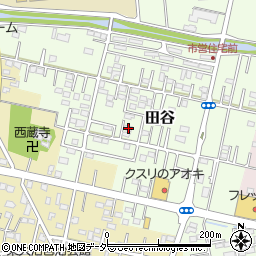 埼玉県深谷市田谷125周辺の地図