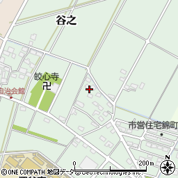 埼玉県深谷市曲田11周辺の地図