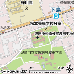 信濃学園周辺の地図