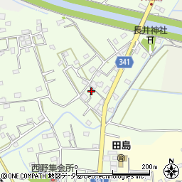 埼玉県熊谷市西野543周辺の地図