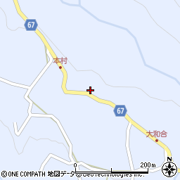 長野県松本市入山辺6869周辺の地図