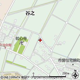 埼玉県深谷市曲田12周辺の地図