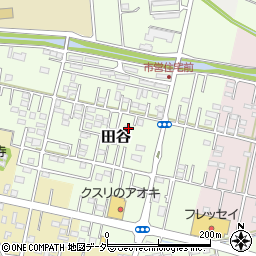 埼玉県深谷市田谷170周辺の地図