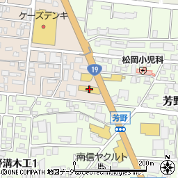 ＮＴＰトヨタ信州　松本店周辺の地図