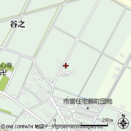 埼玉県深谷市曲田36周辺の地図