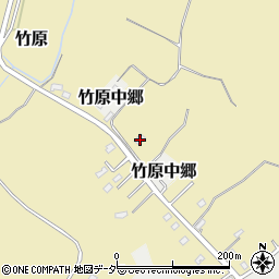 茨城県小美玉市竹原836-1周辺の地図