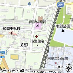 長野県松本市芳野周辺の地図