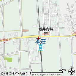 本荘駅周辺の地図