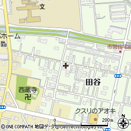 埼玉県深谷市田谷177周辺の地図