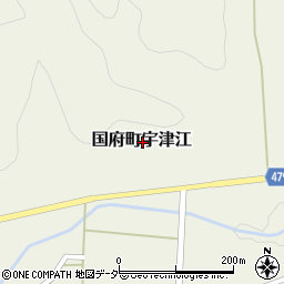 岐阜県高山市国府町宇津江周辺の地図