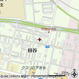 埼玉県深谷市田谷159周辺の地図