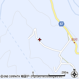 長野県松本市入山辺6306-1周辺の地図