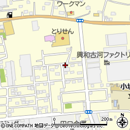 茨城県古河市小堤2128周辺の地図