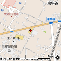 茨城トヨペット　古河東牛谷店周辺の地図