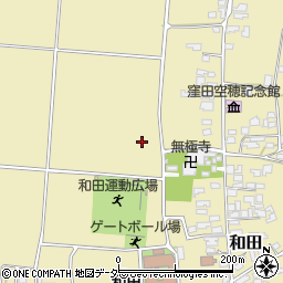 長野県松本市和田和田町周辺の地図
