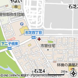 市営石芝団地Ｅ棟周辺の地図